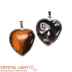 Miscellaneous Pendants: Heart Pendant Lot