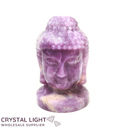 Buddhas: Lepidolite Head (Single)