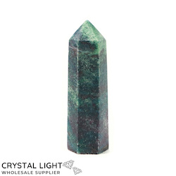 Single Point Listings: Ruby Kyanite with Fuchsite Point