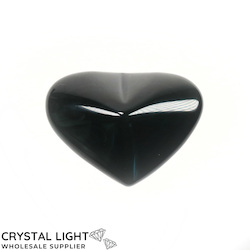 Hearts: Rainbow Obsidian Heart