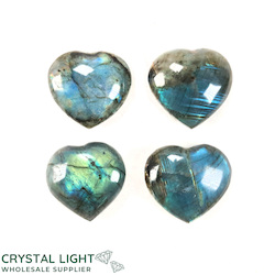 Hearts: Labradorite Heart