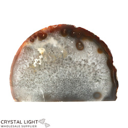 Agate Geodes: Agate Cut Base Large