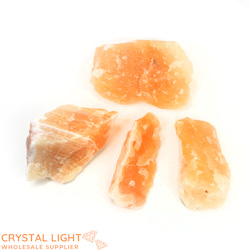 Rough Lots: Orange Calcite Rough Lot