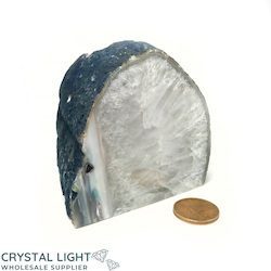 Auctions: Quartz with Agate Candle Holder