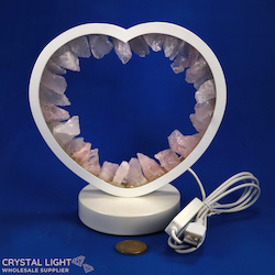 Auctions: Rose Quartz Heart Portal Lamp