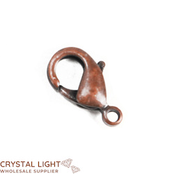 Lobster Clasps: Antique Copper Lobster Clasp /10mm