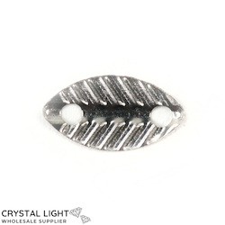 Spacer: Silver Leaf Spacer /20pc