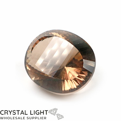 Cut Gemstones: Smokey Quartz Oval Gemstone