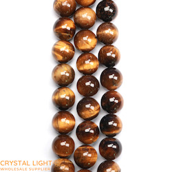 10mm Bead: Tiger Eye 10mm Beads