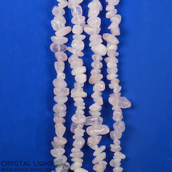 Chip Beads: Rose Quartz Chip Beads