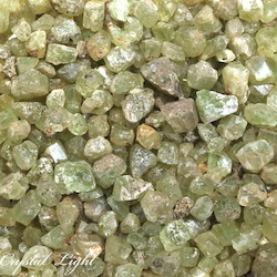 Crystal Specimens: Green Apatite Rough Crystals 20g