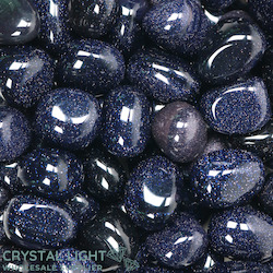 Tumbles by Weight: Blue Goldstone Tumble