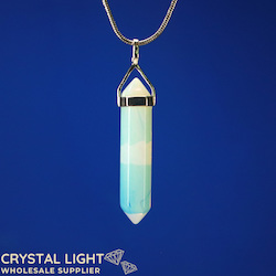 Terminated Pendant: Opalite DT Pendant Sterling Silver