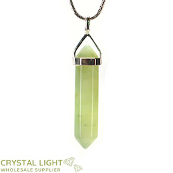 Terminated Pendant: New Jade DT Pendant Sterling Silver