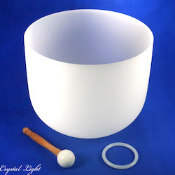 Crystal Singing Bowls: Crystal Singing Bowl 13"