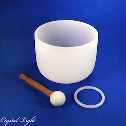 Crystal Singing Bowls: Crystal Singing Bowl 8"