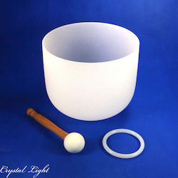 Crystal Singing Bowls: Crystal Singing Bowl 9"