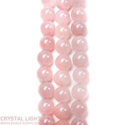 10mm Bead: Rose Quartz 10mm Beads