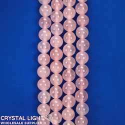 8mm Bead: Rose Quartz Beads 8mm