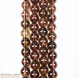 8mm Bead: Smokey Quartz Beads 8mm