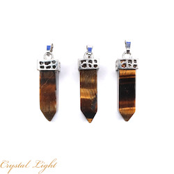 Terminated Pendant: Tiger Eye Short Pendant