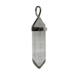 Terminated Pendant: Clear Quartz DT Pendant