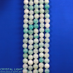 4,6 & 7mm Bead: Amazonite 6mm Round Beads