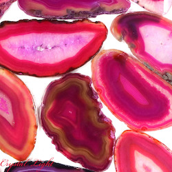 Slices: Pink Agate Slice Small