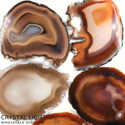 Slices: Natural Agate Slice Medium