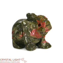 Animals: Unakite Elephant Small