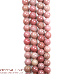 8mm Bead: Rhodonite 8mm Beads