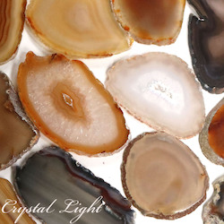 Slices: Natural Agate Slice Small