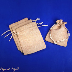 Gift Boxes & Pouches: Hessian Style Pouch Medium