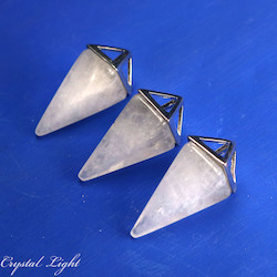 Pyramid Pendants: Clear Quartz Pyramid Pendant