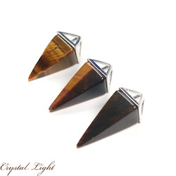 Pyramid Pendants: Tigers Eye Pyramid Pendant