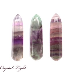 Wands: Fluorite Faceted Wand Small