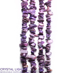 Chip Beads: Charoite Chip Beads