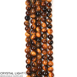 4,6 & 7mm Bead: Tigers Eye 6mm Beads