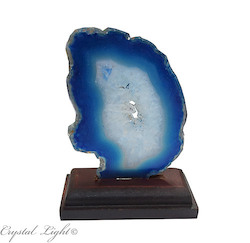 Display Pieces on Stand: Agate Slice on Stand Box Set