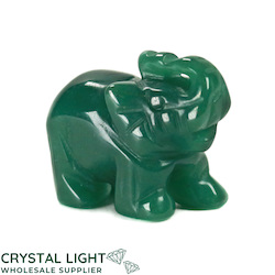 Animals: Aventurine Elephant Small