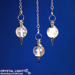 Pendulums: Clear Quartz Ball Pendulum