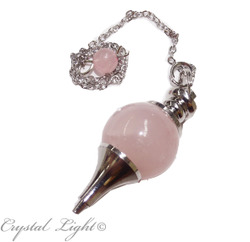 Pendulums: Rose Quartz Ball Pendulum