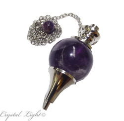 Pendulums: Chevron Amethyst Ball Pendulum