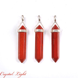 Sterling Silver Pendants: Red Jasper DT Pendant Sterling Silver