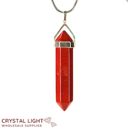 Sterling Silver Pendants: Red Jasper DT Pendant Sterling Silver