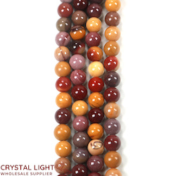 8mm Bead: Mookaite 8mm Round Beads