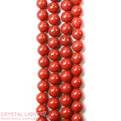 8mm Bead: Red Jasper 8mm Round Beads