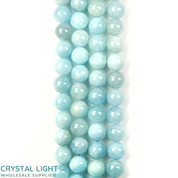 8mm Bead: Aquamarine 8mm Round Beads