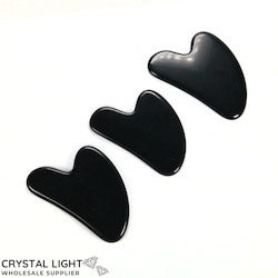 Gua Sha's: Black Obsidian Gua Sha