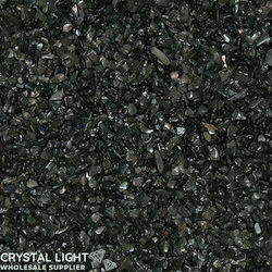 Chips: Black Obsidian Small Chips 250g